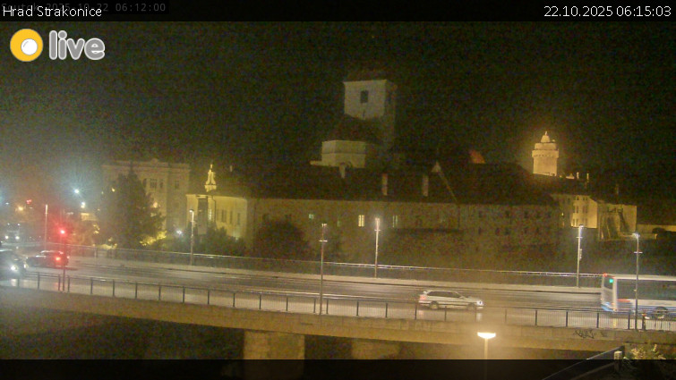 Město Strakonice - Hrad Strakonice - 22.10.2025 v 06:15 Město Strakonice - Hrad Strakonice - 22.10.2025 v 06:15