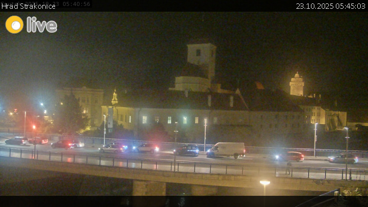 Město Strakonice - Hrad Strakonice - 23.10.2025 v 05:45 Město Strakonice - Hrad Strakonice - 23.10.2025 v 05:45