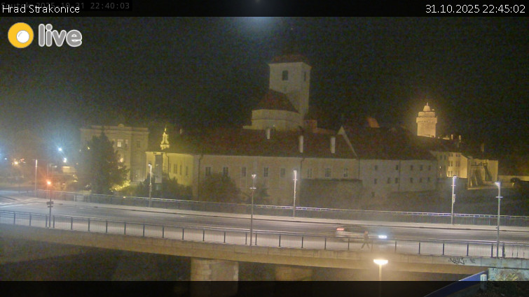 Město Strakonice - Hrad Strakonice - 31.10.2025 v 22:45 Město Strakonice - Hrad Strakonice - 31.10.2025 v 22:45