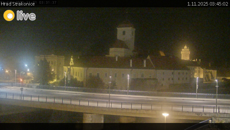 Město Strakonice - Hrad Strakonice - 1.11.2025 v 03:45 Město Strakonice - Hrad Strakonice - 1.11.2025 v 03:45