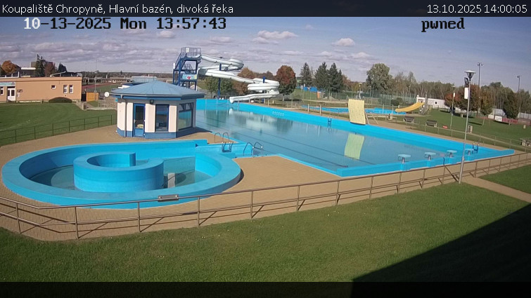 Koupaliště Chropyně - Hlavní bazén, divoká řeka - 13.10.2025 v 14:00 Koupaliště Chropyně - Hlavní bazén, divoká řeka - 13.10.2025 v 14:00