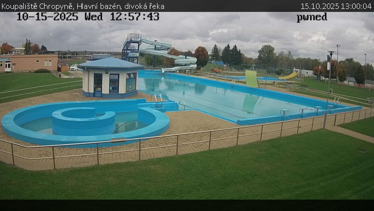 Koupaliště Chropyně - Hlavní bazén, divoká řeka - 15.10.2025 v 13:00 Koupaliště Chropyně - Hlavní bazén, divoká řeka - 15.10.2025 v 13:00