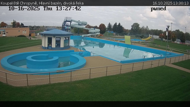 Koupaliště Chropyně - Hlavní bazén, divoká řeka - 16.10.2025 v 13:30 Koupaliště Chropyně - Hlavní bazén, divoká řeka - 16.10.2025 v 13:30