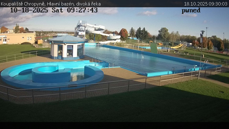 Koupaliště Chropyně - Hlavní bazén, divoká řeka - 18.10.2025 v 09:30 Koupaliště Chropyně - Hlavní bazén, divoká řeka - 18.10.2025 v 09:30