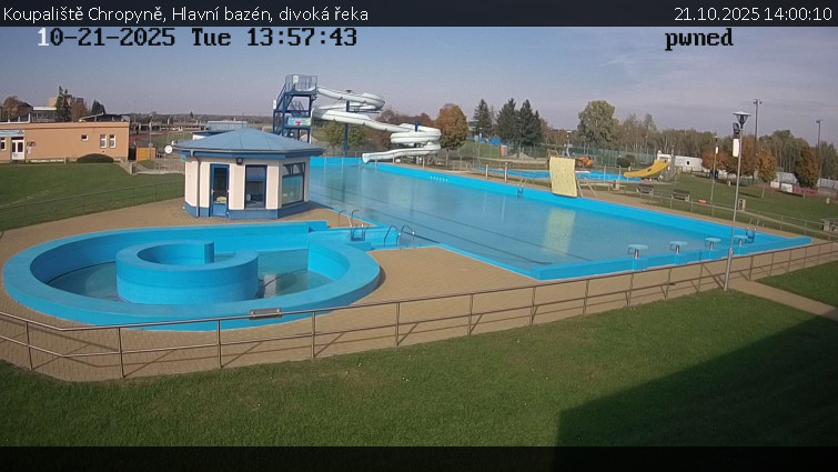 Koupaliště Chropyně - Hlavní bazén, divoká řeka - 21.10.2025 v 14:00 Koupaliště Chropyně - Hlavní bazén, divoká řeka - 21.10.2025 v 14:00