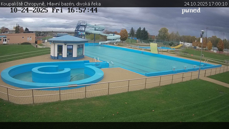 Koupaliště Chropyně - Hlavní bazén, divoká řeka - 24.10.2025 v 17:00 Koupaliště Chropyně - Hlavní bazén, divoká řeka - 24.10.2025 v 17:00