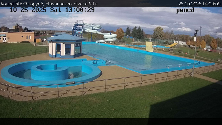 Koupaliště Chropyně - Hlavní bazén, divoká řeka - 25.10.2025 v 14:00 Koupaliště Chropyně - Hlavní bazén, divoká řeka - 25.10.2025 v 14:00