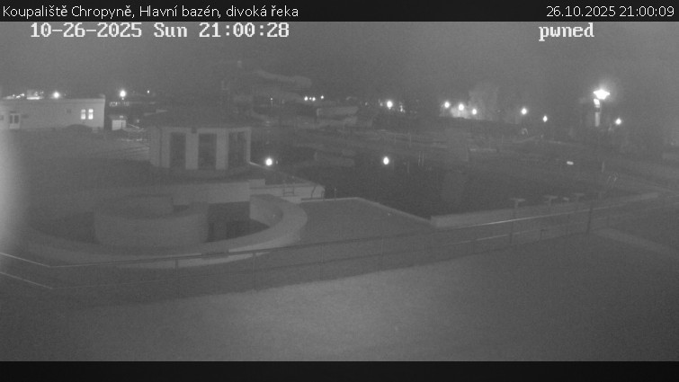 Koupaliště Chropyně - Hlavní bazén, divoká řeka - 26.10.2025 v 21:00 Koupaliště Chropyně - Hlavní bazén, divoká řeka - 26.10.2025 v 21:00