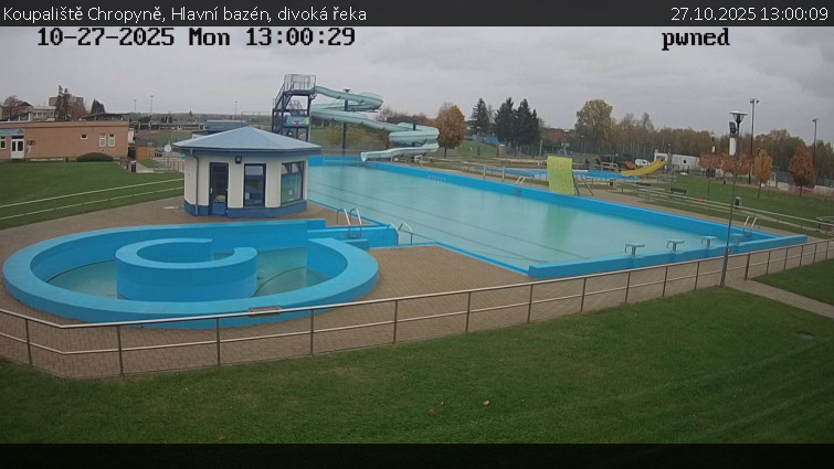 Koupaliště Chropyně - Hlavní bazén, divoká řeka - 27.10.2025 v 13:00 Koupaliště Chropyně - Hlavní bazén, divoká řeka - 27.10.2025 v 13:00