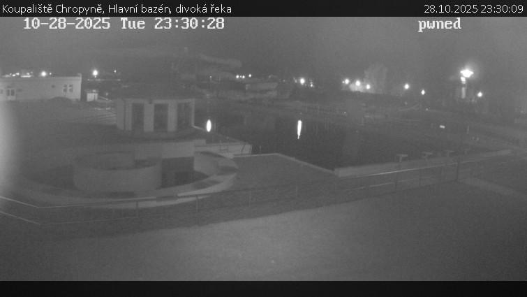Koupaliště Chropyně - Hlavní bazén, divoká řeka - 28.10.2025 v 23:30 Koupaliště Chropyně - Hlavní bazén, divoká řeka - 28.10.2025 v 23:30