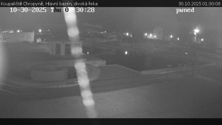 Koupaliště Chropyně - Hlavní bazén, divoká řeka - 30.10.2025 v 01:30 Koupaliště Chropyně - Hlavní bazén, divoká řeka - 30.10.2025 v 01:30