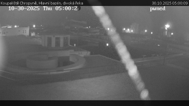 Koupaliště Chropyně - Hlavní bazén, divoká řeka - 30.10.2025 v 05:00 Koupaliště Chropyně - Hlavní bazén, divoká řeka - 30.10.2025 v 05:00
