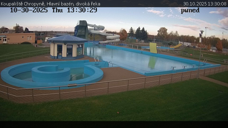 Koupaliště Chropyně - Hlavní bazén, divoká řeka - 30.10.2025 v 13:30 Koupaliště Chropyně - Hlavní bazén, divoká řeka - 30.10.2025 v 13:30