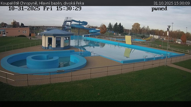Koupaliště Chropyně - Hlavní bazén, divoká řeka - 31.10.2025 v 15:30 Koupaliště Chropyně - Hlavní bazén, divoká řeka - 31.10.2025 v 15:30