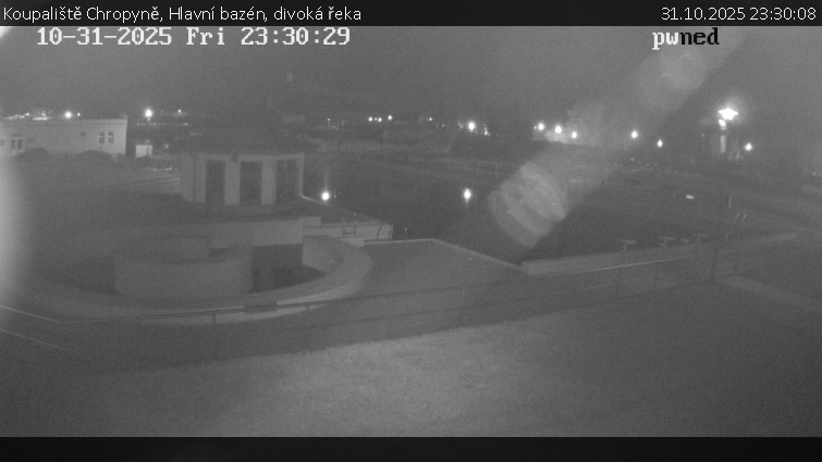 Koupaliště Chropyně - Hlavní bazén, divoká řeka - 31.10.2025 v 23:30 Koupaliště Chropyně - Hlavní bazén, divoká řeka - 31.10.2025 v 23:30