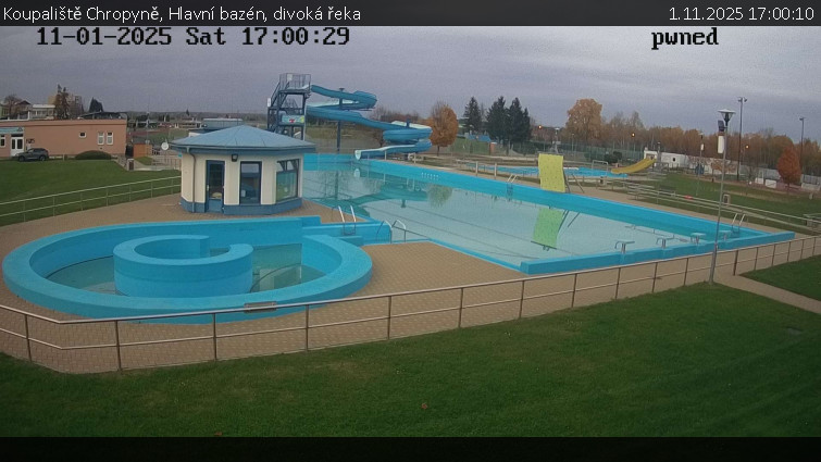 Koupaliště Chropyně - Hlavní bazén, divoká řeka - 1.11.2025 v 17:00 Koupaliště Chropyně - Hlavní bazén, divoká řeka - 1.11.2025 v 17:00