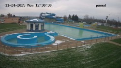 Hlavní bazén, divoká řeka