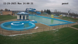 Hlavní bazén, divoká řeka