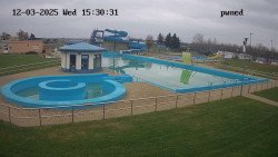 Hlavní bazén, divoká řeka