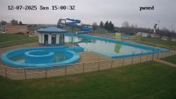 Hlavní bazén, divoká řeka