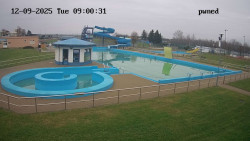 Hlavní bazén, divoká řeka