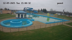 Hlavní bazén, divoká řeka