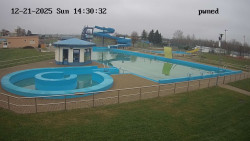 Hlavní bazén, divoká řeka