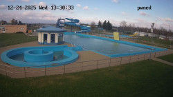 Hlavní bazén, divoká řeka