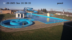 Hlavní bazén, divoká řeka