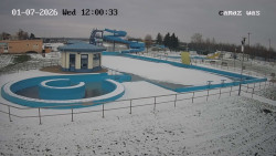 Hlavní bazén, divoká řeka