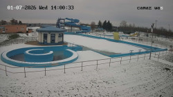 Hlavní bazén, divoká řeka