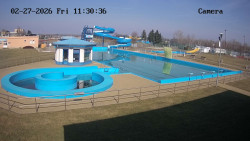 Hlavní bazén, divoká řeka