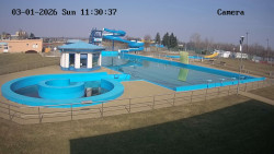 Hlavní bazén, divoká řeka