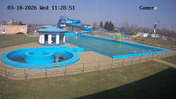 Hlavní bazén, divoká řeka