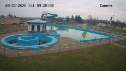 Hlavní bazén, divoká řeka