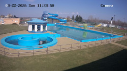 Hlavní bazén, divoká řeka