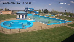 Hlavní bazén, divoká řeka