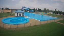 Main pool, wild river
