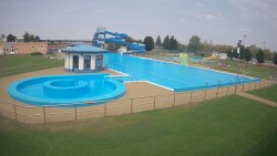 Main pool, wild river