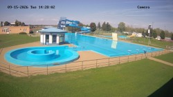 Main pool, wild river