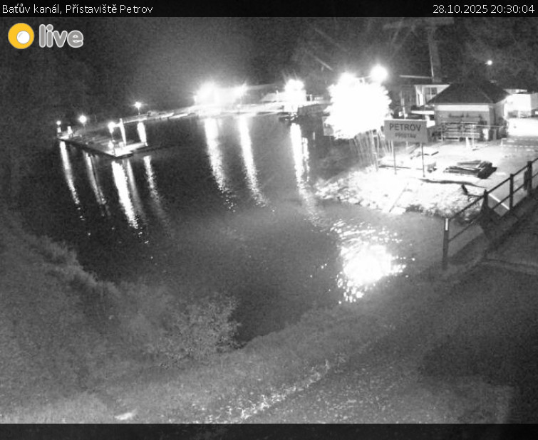 Baťův kanál - Přístaviště Petrov - 28.10.2025 v 20:30 Baťův kanál - Přístaviště Petrov - 28.10.2025 v 20:30