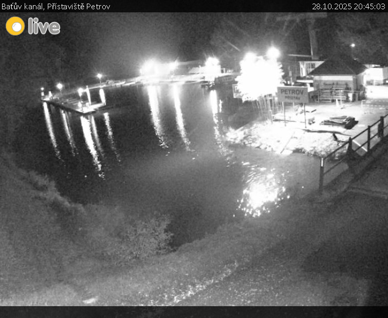 Baťův kanál - Přístaviště Petrov - 28.10.2025 v 20:45 Baťův kanál - Přístaviště Petrov - 28.10.2025 v 20:45