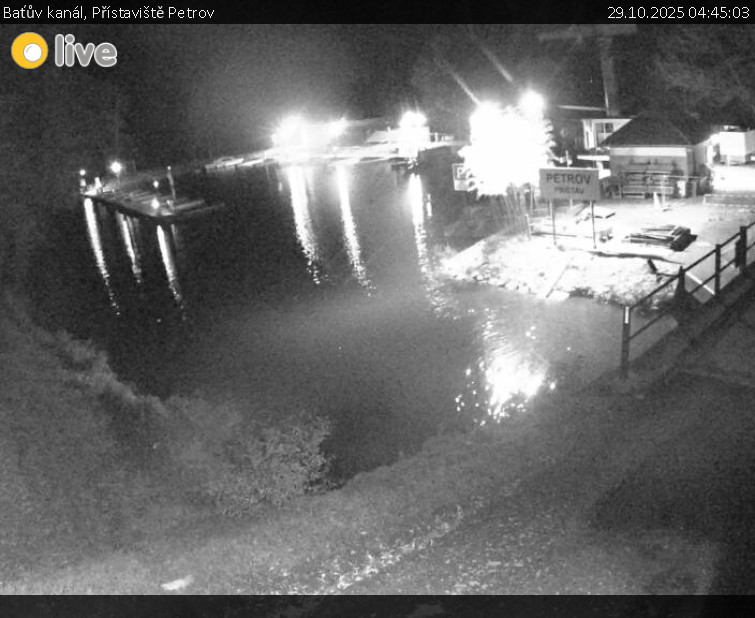 Baťův kanál - Přístaviště Petrov - 29.10.2025 v 04:45 Baťův kanál - Přístaviště Petrov - 29.10.2025 v 04:45
