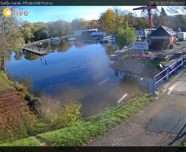 Baťův kanál - Přístaviště Petrov - 29.10.2025 v 09:15 Baťův kanál - Přístaviště Petrov - 29.10.2025 v 09:15