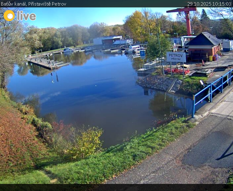 Baťův kanál - Přístaviště Petrov - 29.10.2025 v 10:15 Baťův kanál - Přístaviště Petrov - 29.10.2025 v 10:15