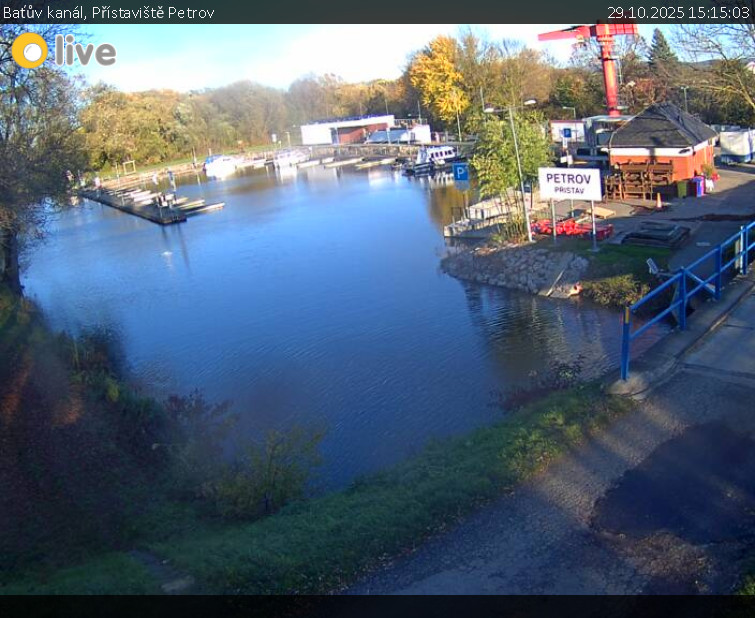 Baťův kanál - Přístaviště Petrov - 29.10.2025 v 15:15 Baťův kanál - Přístaviště Petrov - 29.10.2025 v 15:15