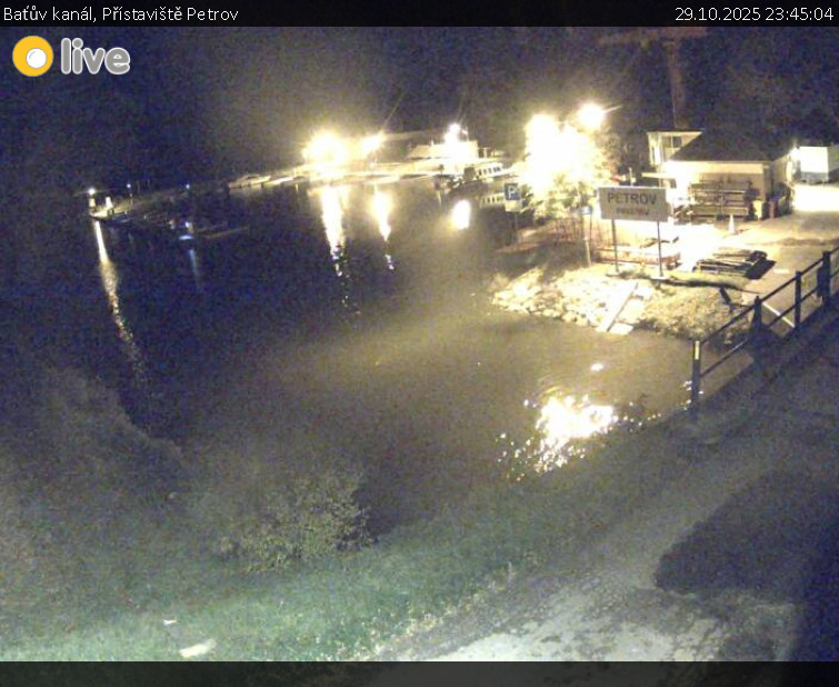 Baťův kanál - Přístaviště Petrov - 29.10.2025 v 23:45 Baťův kanál - Přístaviště Petrov - 29.10.2025 v 23:45