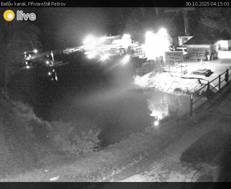 Baťův kanál - Přístaviště Petrov - 30.10.2025 v 04:15 Baťův kanál - Přístaviště Petrov - 30.10.2025 v 04:15