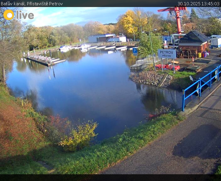 Baťův kanál - Přístaviště Petrov - 30.10.2025 v 13:45 Baťův kanál - Přístaviště Petrov - 30.10.2025 v 13:45
