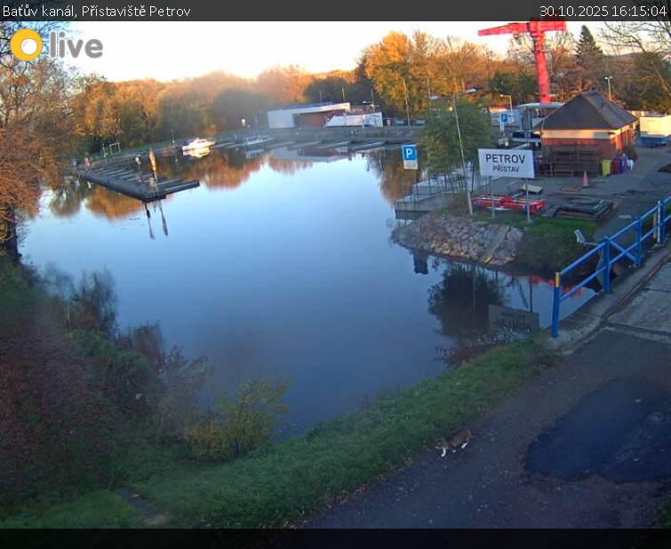 Baťův kanál - Přístaviště Petrov - 30.10.2025 v 16:15 Baťův kanál - Přístaviště Petrov - 30.10.2025 v 16:15